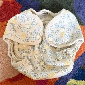 Thirsties diaper cover, GUC, size Two, Snap closure, adjustable snaps